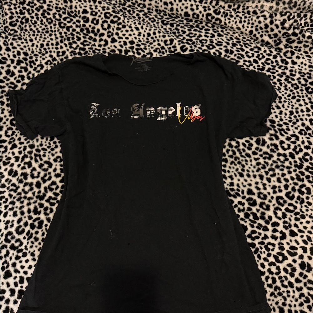 Chic Black Graphic Tee